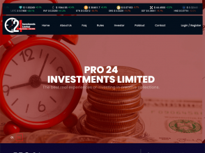 Pro 24 Investments Limited - почасовой хайп: 4.2% на 24 часа (+0.8% за круг)