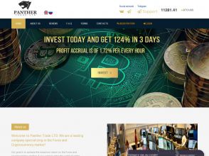 Panther Trade - заработок от 100 рублей, 1.6 долларов, 0.004 Bitcoin