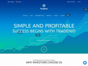 Tradenio - инвестиционные вклады в USD и Bitcoin (BTC) от 10 долларов