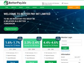 BetterPay - сверхдоходный почасовой HYIP-проект, заработок USD, BTC, LTC