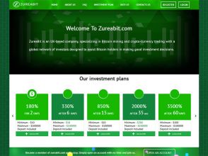 ZureaBit - заработок USD на автомате, инвестиции с ежедневным профитом
