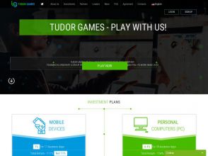 Tudor Games - перспективный HYIP со средним доходом 1 - 4.4% USD в день