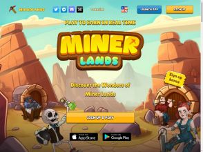 Miner Lands - экономическая игра с почасовой прибылью от 8.4% в мес, $50