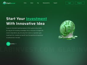 GlabInvest LTD - фаст HYIP: 104% - 8000% после 1 - 60 дней, $30, СТРАХОВКА