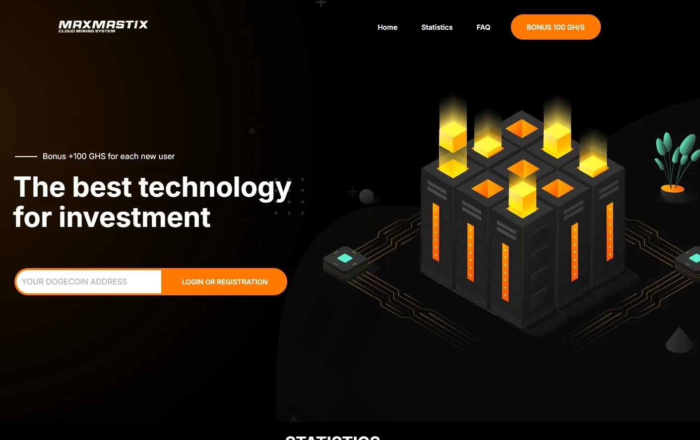 Maxmastix - майнинг DOGE - 10% в день на 20 дней, +100 GH/s и СТРАХОВКА