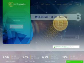 OctaCoin - заработок USD на инвестициях со сверхдоходом от 4.5% в день