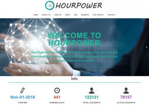 HourPower - почасовые инвестиции в USD и крипте от 1.48%, платит с 2016г.