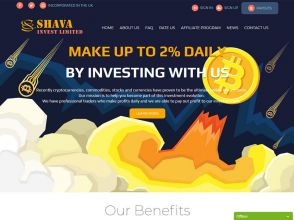 Shavainvest - инвестиции с доходностью от 1 до 2% ежесуточно, от 5 USD