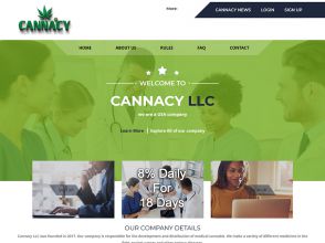 Cannacy LLC - инвестиции с фиксированным доходом: 8% в день на 18 суток
