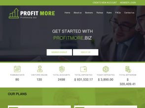 ProfitMore - инвестиции в долларах на 7 – 50 дней с доходом 0.1 - 3% в день