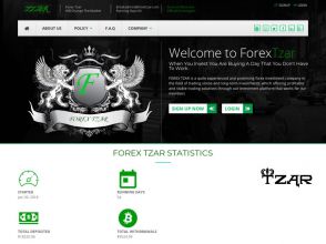 Forex Tzar - хайп на стадии развития с доходностью от 1.1% за сутки, от 10$