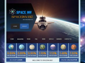 SPACEINV - инвестиции в науку, почасовой хайп с доходом от 33% в месяц