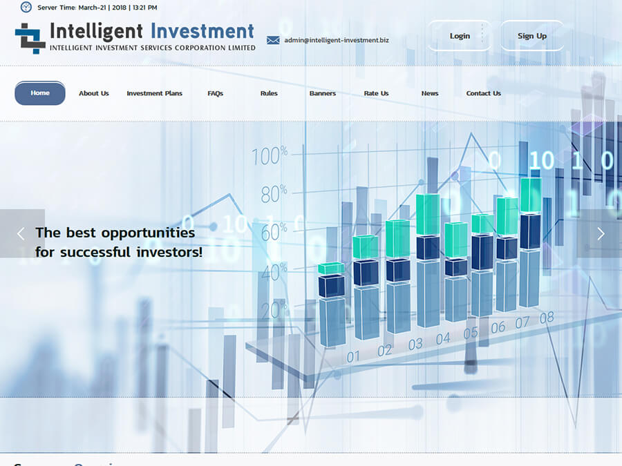 Intelligent Investment - фаст-хайп с доходностью от 5% в сутки, вход от 10 $