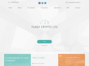 FlashCrypto - почасовой хайп с мультивалютными расчетами, от 0.16% в час