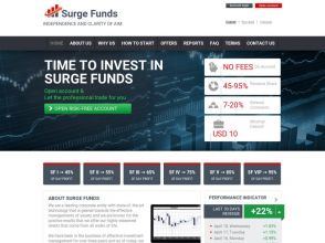 Surge Funds - низкодоходные и долгосрочные инвестиции от +0.25% в день