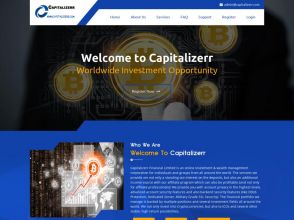 Capitalizerr - EN-хайп с высоким профитом от +1.64% в день и выше, от 10 $