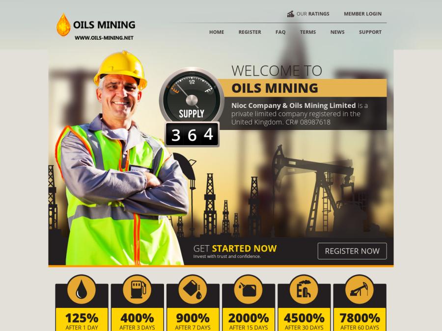 Oils Mining - пассивный заработок на инвестициях в хайп с доходом от +1.5%